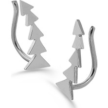 Kuyumcudükkanı Kuyumcudukkani Üçgen Model Trend"ear CUFF"KÜPE-30065-W