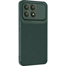 Matrixzn Newface Xiaomi Poco F8 Pro Auto Focus Karbon Kapak - Koyu Yeşil
