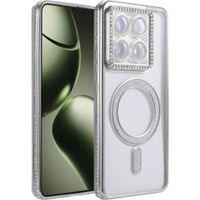 Matrixzn Newface Xiaomi Mi 14T Pro Joke Simli Magneticsafe Kılıf - Gümüş