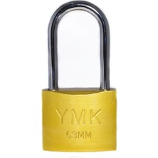 K-Yonlineticaret Eco Lounge Ymk Eko Sarı Boyalı Uzun Kancalı Asma Kilit 25MM