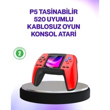 K-Yonlineticaret 520 Klasik Oyunlu P5 Retro Elde Taşınabilir Konsol