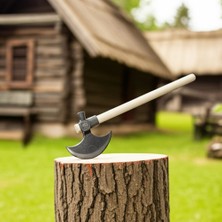 K-Yonlineticaret Eco Lounge Kayı (Iyı) Damgalı Nacak, Ay Balta – Çekiç Başlı, Küçük Boy, Ahşap Saplı