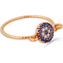 Kuyumcudükkanı Kuyumcudukkani Elişi Nazar Taşlı YÜZÜK-10314-R-M