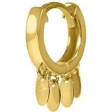 Kuyumcudükkanı Kuyumcudukkani Oval Pullu"shakira" KÜPE-31236-G