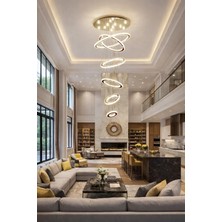 Kafkas 90LIK 90X70X60X50X40X30 Ebatlı Galeri Boşluğu Kristal Avize