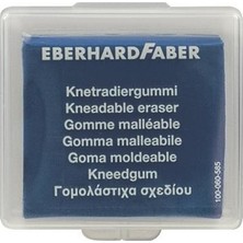 Eberhard Faber Yoğrulabilir Hamur Silgi Plastik Kutuda Mavi - 18 Adet
