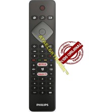 Philips Orijinal Ürün Görseldeki Marka Yazılı Netflix Rakuten Tv Kumandası