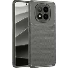 Matrixzn Newface Xiaomi Redmi Note 14 Pro Plus Kılıf Auto Focus Karbon Kapak - Gri