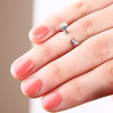 Kuyumcudükkanı Kuyumcudukkani Free Size Vida Yüzük 10215-W-W