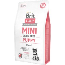 Matrixzn Brit Care 7 kg Mini Irk Yavru Köpekler Için, Tahılsız, Hipoalerjenik Kuzu Etli Kuru Mama