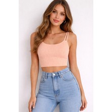 Somon Pedli Ipli Askılı Crop