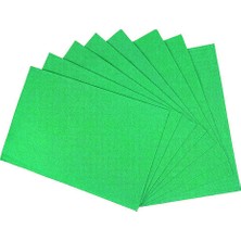Muka A4 Yeşil Keçe A4 Tabaka 10 Lu Pakette
