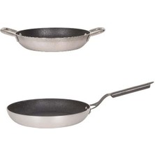 Mehtap Chefline Indüksiyon Tabanlı 30 cm Tava ve 22 cm Sahan Seti