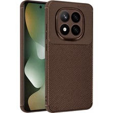 Matrixzn Newface Xiaomi Redmi Note 15 Pro 5g Auto Focus Karbon Kapak - Kahverengi