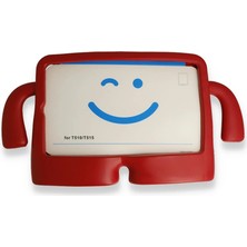 Matrixzn Newface Ipad 2022 10.9 (10.nesil) Kılıf Karakter Tablet Silikon - Kırmızı