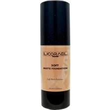 Licorael Dubai Mat Fondoten - Renk - 1 - 30ML - Siyah Airless