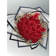 Green Deco 30 Lu A Sınıf Kokulu Kırmızı Isteme Çiçeği - Nişan Çiçeği - Sevgili Hediyesi - Hediye