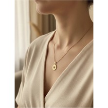 Arsem Parlayan Güneş Tasarımlı Kalpli Kolye