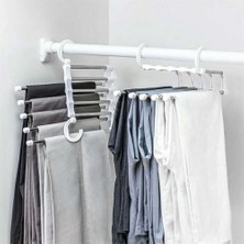 Emt Pazarlama®  Hareketli Dolap Içi Pantolon Kravat Şal Askı Sistemi Düzenleyici Katmanlı Askılık Organizer