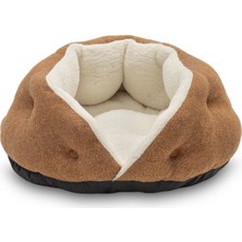 Matrixzn Pet Comfort Paris Terra  Ve Köpek Yatağı 60cm