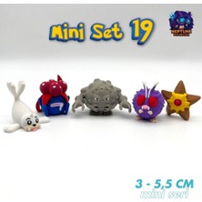 Neptune3D Pokemon Mini Figür Seti 19 (Seel, Gloom, Graveler, Venonat, Staryu)