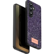 Matrixzn Onegif  Galaxy A17 5g Bright Simli Kapak - Derin Mor