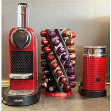 Canerege Nespresso Kapsül Standı – Kahve Kapsül Düzenleyici, Şık ve Dayanıklı Mutfak Saklama Ünitesi V2