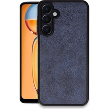 Herşeytrend Samsung Galaxy A55 5g Kılıf Aras Deri Kapak - Lacivert
