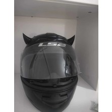 Canerege Kask Boynuzu 2'li Set Siyah