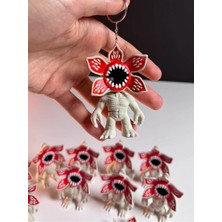 Canerege Özel Tasarım Demogorgon 3D Anahtarlık – El Yapımı Koleksiyon Ürünü