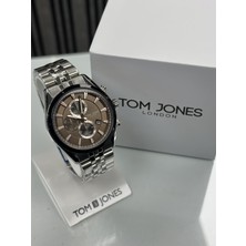 Tom Jones Çelik Kordon Kahverengi Kadran Erkek Kol Saati