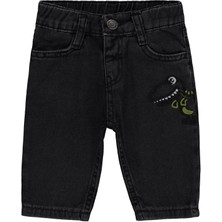 Civil Baby Dinozor Nakışlı 6-18 Ay Pantolon - Gri 18-24 Ay