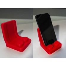 Canerege Telefon Tutucu Masa Üstü Brick Blok Yapı Taşı Şekilinde Masa Üstü Düzenleyici /sadece Stant)