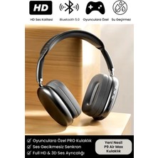 K-Yonlineticaret P9 Air Max Gaming Premium Mikrofonlu Kablosuz Ios Android Uyumlu 5.0 Bluetooth Tws