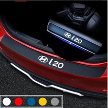 Hyundai I20 Için Özel Yeni Uyumlu Aksesuar 2015 Öncesi Oto Bagaj ve Kapı Eşiği Özel Yeni Sticker Seti Karbon
