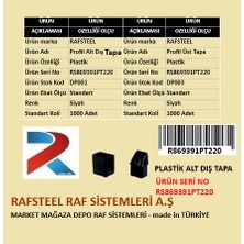Plastik Alt Dış Tapa / Rafsteel RS869391PT220
