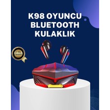 K-Yonlineticaret Kablosuz Gaming Kulaklık Gürültü Önleyici Mikrofonlu