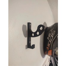 Canerege Motosiklet Bisiklet Scooter Kask ve Mont Duvar Askısı Kask Tutucu Mont Askılıklı Vida Dübel Dahil V2