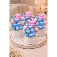 Minaşk Candle Candy Hearts Kalpler ve Ayı Soya Mum Hediyelik