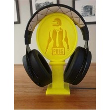 Canerege Pubg Kulaklık Standı Kulaklık Tutucu Masaüstü Dekoru Sarı Renk,şık Tasarım