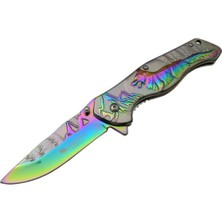 Haps Bugs Cravus Sibirya Bozkurt Çakı Gökkuşağı S-2077X 20,5 cm