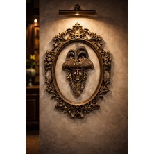 Dolce Venezia Oval Çerçeveli Mask Duvar Dekoru