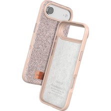 AyrStore Onegif Iphone 17 Air Bright Simli Kapak - Pembe