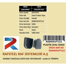 Plastik Oval D Takoz Tapa / Rafsteel RS869391PT222