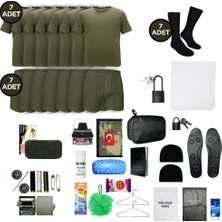 Askerimalzeme.com 7'li Yazlık Ekonomik Karacı Bedelli Asker Seti