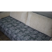 Tfn Home Pamuklu Koltuk Örtüsü Kaymaz Yüzey Leke Dirençli Pueblo Taş Desen Yeşil 170 x 210 cm