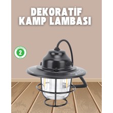 K-Yonlineticaret Dekoratif ve Fonksiyonel Taşınabilir Kamp Gece Lambası
