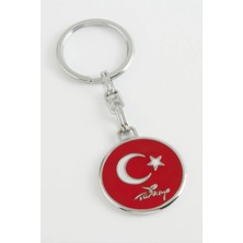 İlkyaz Fashion Ay Yıldız Metal Anahtarlık