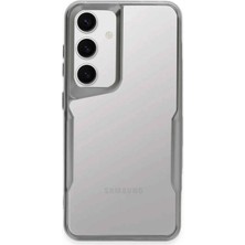 Herşeytrend Samsung Galaxy A55 5g Kılıf Boyi Silikon Kapak - Gümüş