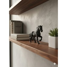 Etkrtl Dekoratif At Biblo 15x13 cm PLA Malzeme ile Modern Tasarım Ev Ofis Kullanımı İçin
